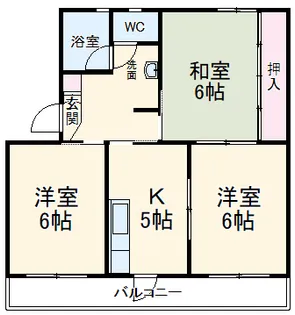 ハイネスハイツ稲垣【4階】の間取り