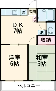 サンウッド洗足【3階】の間取り
