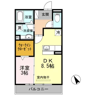 Cleyera青山【3階】の間取り
