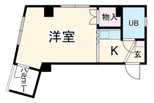 キドナイン【203号室】の間取り