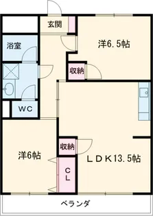 寺澤ハイツ【5階】の間取り