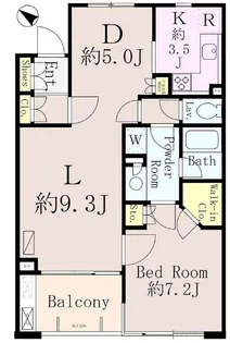 パティオス3番街【2階】の間取り