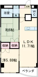 TWIN VILLA A【7階】の間取り