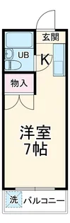 アゼリア鷺沼【108号室】の間取り