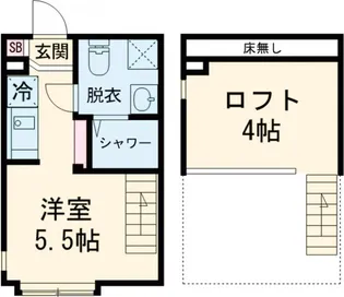 ハーモニーテラス関町Ⅱ【1階】の間取り