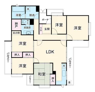 三旺マンション瑞穂【202号室】の間取り