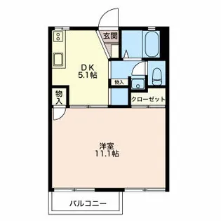 プレメゾーンいとう【2階】の間取り