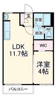 ゼクス碧南A【2階】の間取り