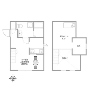 プリマ八王子壱番館【1階】の間取り