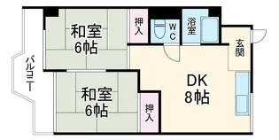 小林ビル【101号室】の間取り