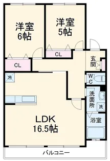 メゾンエムロード【105号室】の間取り