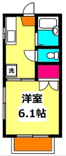 ハイツグローリーA【2階】の間取り