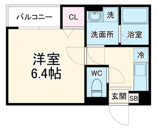 カインドネス厚木幸町【3階】の間取り