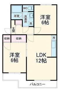 アーバンライフユイ【2階】の間取り