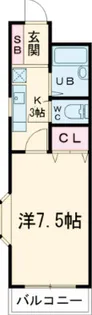 佐貫ルビーハイムⅡ【1階】の間取り