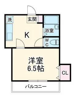グランブルー日吉【103号室】の間取り