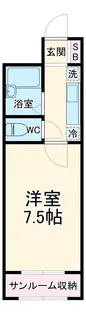 メゾン3ブリッジ2番館【1階】の間取り