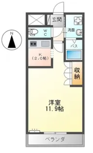 シェルル-Y’s【2階】の間取り