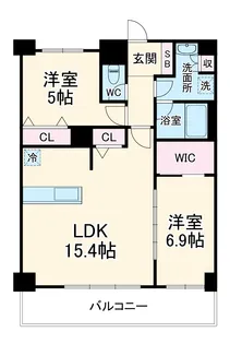 セノアタワー新大阪【13階】の間取り