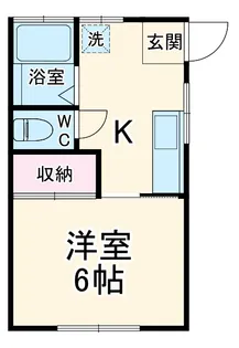 コーポMM【102号室】の間取り
