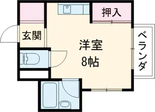 第3レジデンス春田【351号室】の間取り