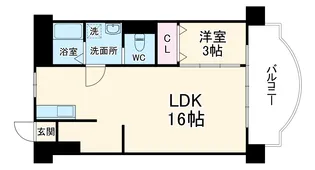 セントラルマンション【1階】の間取り