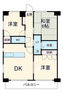 ベルルージュ上社【5階】の間取り