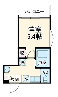 MELDIA新百合ヶ丘【101号室】の間取り