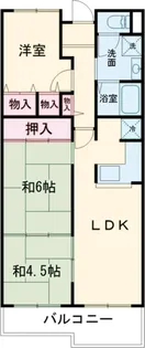 岸和田コーポラス3号棟【9階】の間取り
