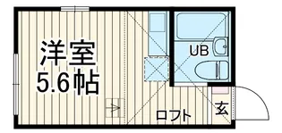 ユナイト上中里ジェイミー【101号室】の間取り