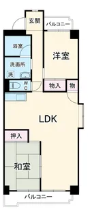 横井ビル【3階】の間取り