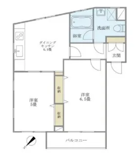 WELL HOUSE 東大井【1階】の間取り