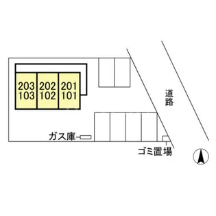 セジュール藤 A【1階】の外観