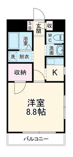 プランドール桜台【2階】の間取り