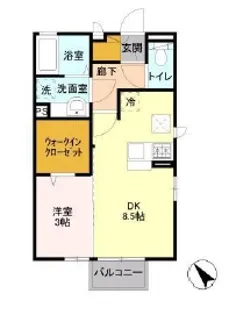 アミティエ【1階】の間取り