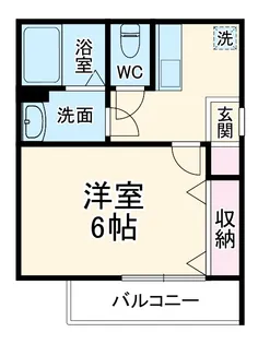 Mark Duo武里Ⅰ【207号室】の間取り