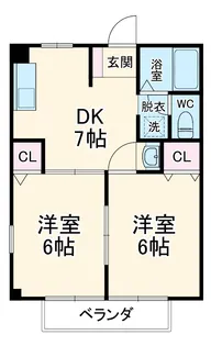 フローラ【B205号室】の間取り