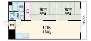 桜台ハイツ【4階】の間取り
