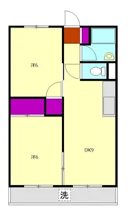 大雄山マンション【2階】の間取り