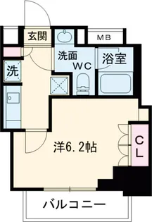 プライムアーバン品川中延【202号室】の間取り