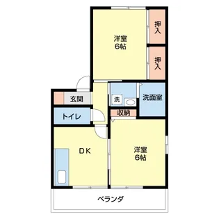 ルイースト・アーク【1階】の間取り