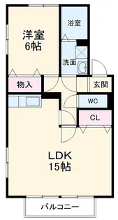 インペリアル浦里 A【102号室】の間取り