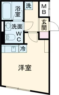 ミモザヒルズ亀有【4階】の間取り