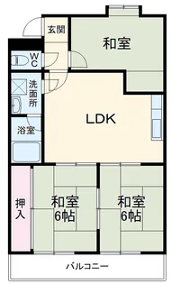 メルローズ2号館【202号室】の間取り