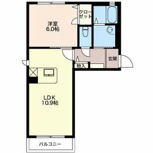 ヴェルドミールA【2階】の間取り