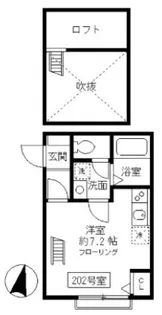 サニーハウス【2階】の間取り