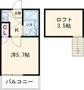 ウィステリア久我山【2階】の間取り