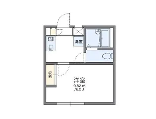 レオパレスネレイドⅢ【2階】の間取り