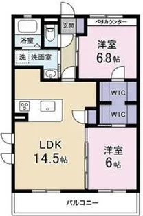 アーリースチューベン【102号室】の間取り