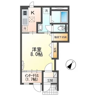 リッチハーベスト Ⅲ【1階】の間取り